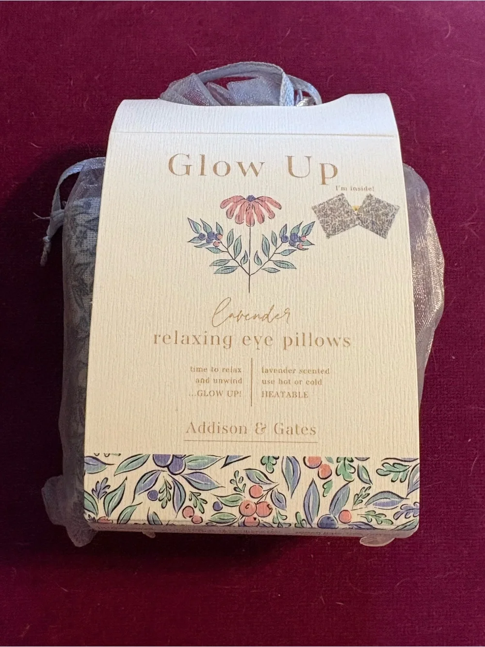 World Market Glow Up Lavender Relaxing Eye Pillows